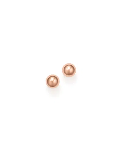 Bloomingdale's 14k Rose Gold Ball Stud Earrings, 4mm - Exclusive