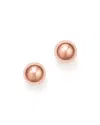 Bloomingdale's 14k Rose Gold Ball Stud Earrings, 8mm - Exclusive In Rose