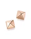 Bloomingdale's 14k Rose Gold Medium Pyramid Post Earrings - 100% Exclusive In Rose Gold