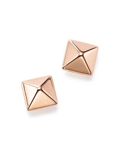 Bloomingdale's 14k Rose Gold Medium Pyramid Post Earrings - 100% Exclusive