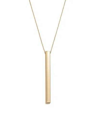 Bloomingdale's 14k Yellow Gold Bar Pendant Necklace, 18 - Exclusive