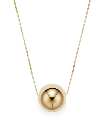 Bloomingdale's 14k Yellow Gold Bead Pendant Necklace, 18 - Exclusive