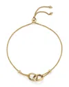 Bloomingdale's 14k Yellow Gold Double Oval Wheat Chain Bracelet - Exclusive In Gold