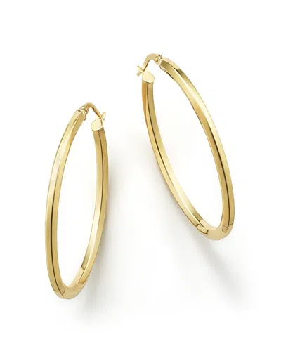 Bloomingdale's 14k Yellow Gold Oval Hoop Earrings - Exclusive