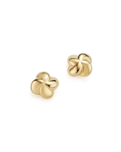 Bloomingdale's 14k Yellow Gold Puffed Twist Stud Earrings - Exclusive