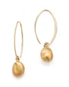 Bloomingdale's 14k Yellow Gold Satin Drop Threader Earrings - Exclusive In Gold