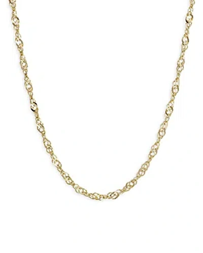 Bloomingdale's 14k Yellow Gold Solid Singapore Chain Necklace, 24