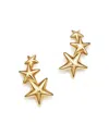 Bloomingdale's 14k Yellow Gold Triple Star Climber Earrings - Exclusive In Gold