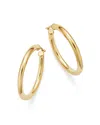 Bloomingdale's 14k Yellow Gold Tube Hoop Earrings - Exclusive In Gold