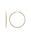 Bloomingdale's 14k Yellow Gold Twisted Endless Hoop Earrings - Exclusive In Gold