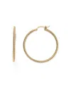 Bloomingdale's 14k Yellow Gold Twisted Hoop Earrings - Exclusive In Gold
