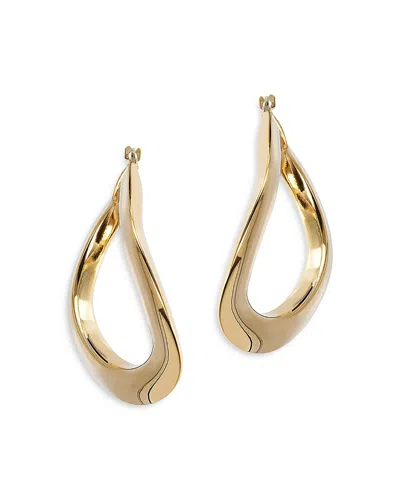 Bloomingdale's Made In Italy 14k Yellow Gold Wavy Hoop Earrings