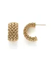 Bloomingdale's 14k Yellow Gold Woven Hoop Earrings - Exclusive In Gold