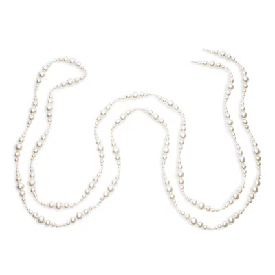 Bloomingdale's 15' Faux-pearl Beaded Garland In Gold