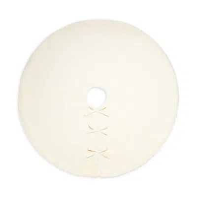 Bloomingdale's 48 Faux Fur Double Sided Printed Tree Skirt In White