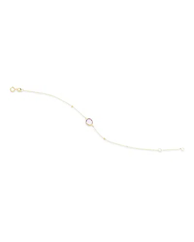 Bloomingdale's Amethyst Bracelet In 14k Yellow Gold