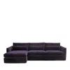 Bloomingdale's Artisan Collection Blair 2-piece Sectional In Vance Aubergine