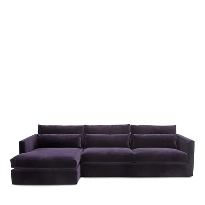 Bloomingdale's Artisan Collection Blair 2-piece Sectional In Vance Aubergine