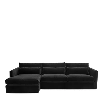 Bloomingdale's Artisan Collection Blair 2-piece Sectional In Vance Black