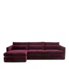 Bloomingdale's Artisan Collection Blair 2-piece Sectional In Vance Burgundy