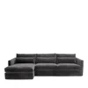 Bloomingdale's Artisan Collection Blair 2-piece Sectional In Vance Gray