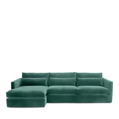 Bloomingdale's Artisan Collection Blair 2-piece Sectional In Vance Teal
