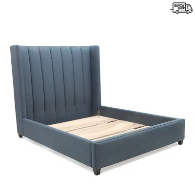 Bloomingdale's Artisan Collection Levi Channeled Queen Bed - Exclusive In Dasher Navy