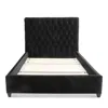 Bloomingdale's Artisan Collection Spencer Tufted Upholstery King Bed In Vance Black