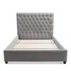 Bloomingdale's Artisan Collection Spencer Tufted Upholstery King Bed In Votive Otter