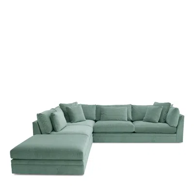Bloomingdale's Artisan Collection Campbell 3-piece Sectional In Votive Forest
