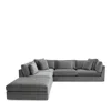 Bloomingdale's Artisan Collection Campbell 3-piece Sectional In Votive Onyx