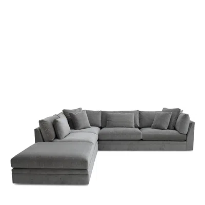 Bloomingdale's Artisan Collection Campbell 3-piece Sectional In Votive Onyx