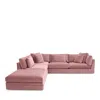Bloomingdale's Artisan Collection Campbell 3-piece Sectional In Votive Rose