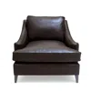 Bloomingdale's Artisan Collection Charlotte Leather Chair - Exclusive In Logan Coffee
