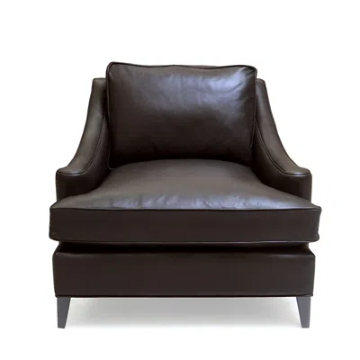 Bloomingdale's Artisan Collection Charlotte Leather Chair - Exclusive In Logan Coffee