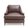 Bloomingdale's Artisan Collection Charlotte Leather Chair - Exclusive In Logan Derby