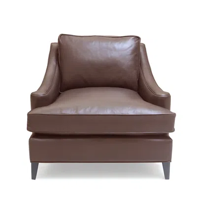 Bloomingdale's Artisan Collection Charlotte Leather Chair - Exclusive In Logan Derby