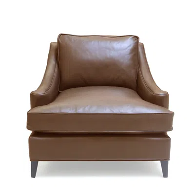Bloomingdale's Artisan Collection Charlotte Leather Chair - Exclusive In Logan Whiskey