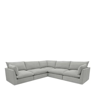 Bloomingdale's Artisan Collection Dakota 5 Piece Sectional In Dove