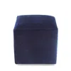 Bloomingdale's Artisan Collection Jax Velvet Cube Ottoman In Vance Indigo