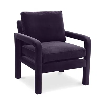 Bloomingdale's Artisan Collection Lydia Chair In Vance Aubergine