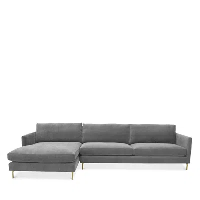 Bloomingdale's Artisan Collection Nella 2 Piece Sectional In Cement