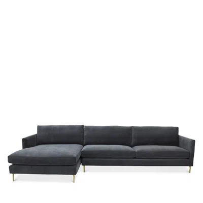 Bloomingdale's Artisan Collection Nella 2 Piece Sectional In Chimney