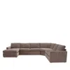 Bloomingdale's Artisan Collection Ridley 4-piece Sectional - Exclusive In Kenley Mauve