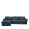 Bloomingdale's Artisan Collection Rose Sectional In Daly Indigo
