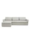 Bloomingdale's Artisan Collection Rose Sectional In Daly Linen