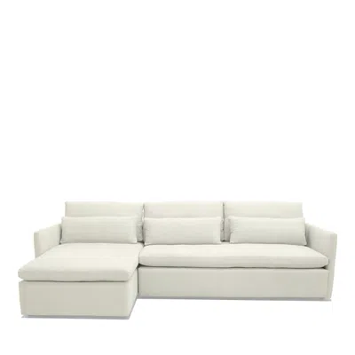 Bloomingdale's Artisan Collection Rose Sectional In Daly White