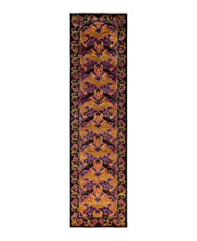 Bloomingdale's Bloomingdales Arts Crafts M1621 Runner Area Rug, 2'7x10'2 In Brown