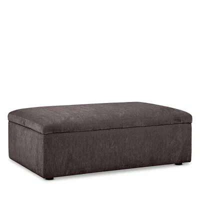 Bloomingdale's Auburn Large Rectangle Storage Ottoman, In Fabric In Opulent Seal