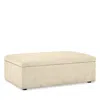 Bloomingdale's Auburn Large Rectangle Storage Ottoman, In Fabric In Opulent Snow